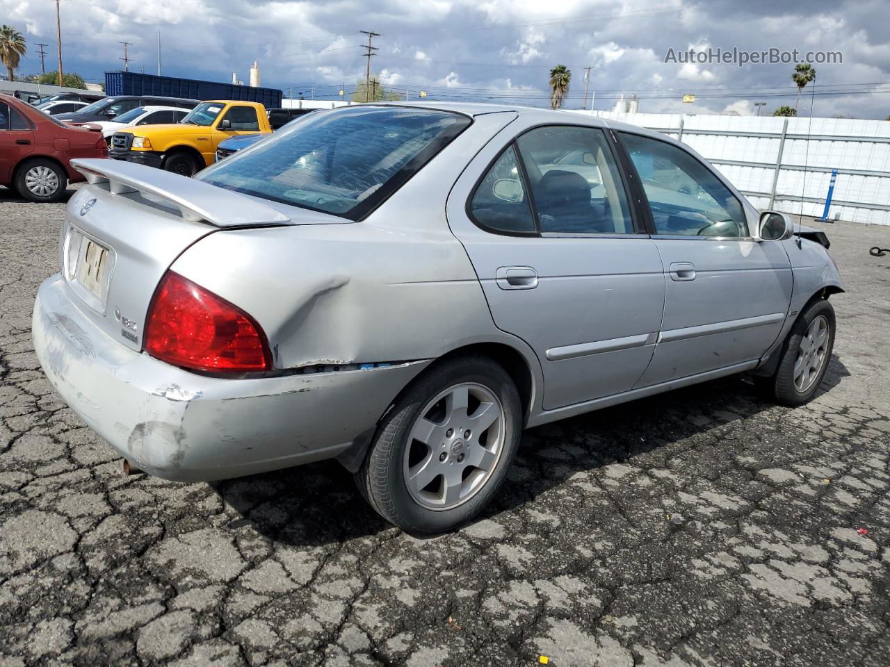 2005 Nissan Sentra 1.8 Silver vin: 3N1CB51D15L571757