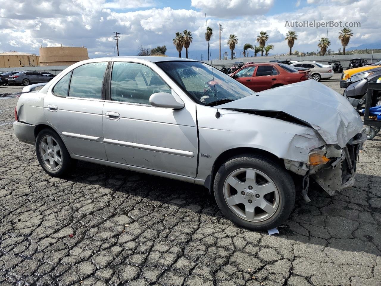 2005 Nissan Sentra 1.8 Silver vin: 3N1CB51D15L571757