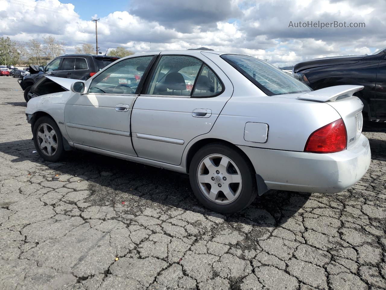 2005 Nissan Sentra 1.8 Silver vin: 3N1CB51D15L571757