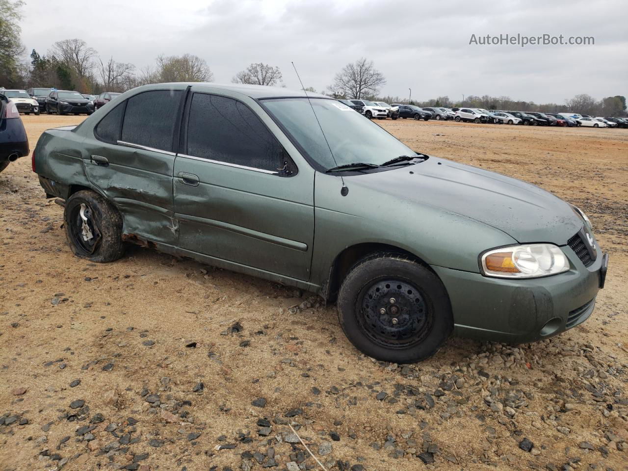 2005 Nissan Sentra 1.8 Green vin: 3N1CB51D15L572651