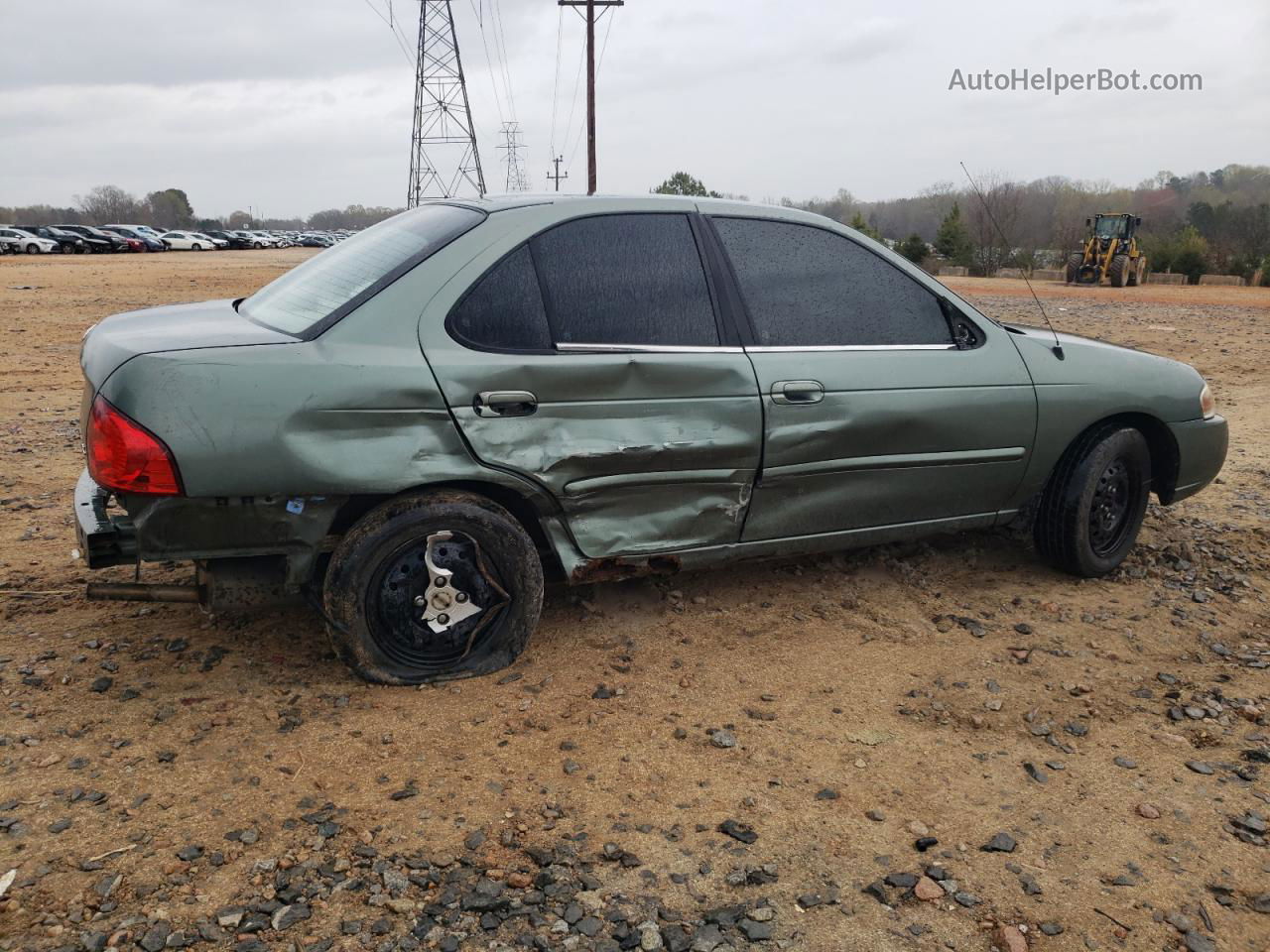 2005 Nissan Sentra 1.8 Green vin: 3N1CB51D15L572651