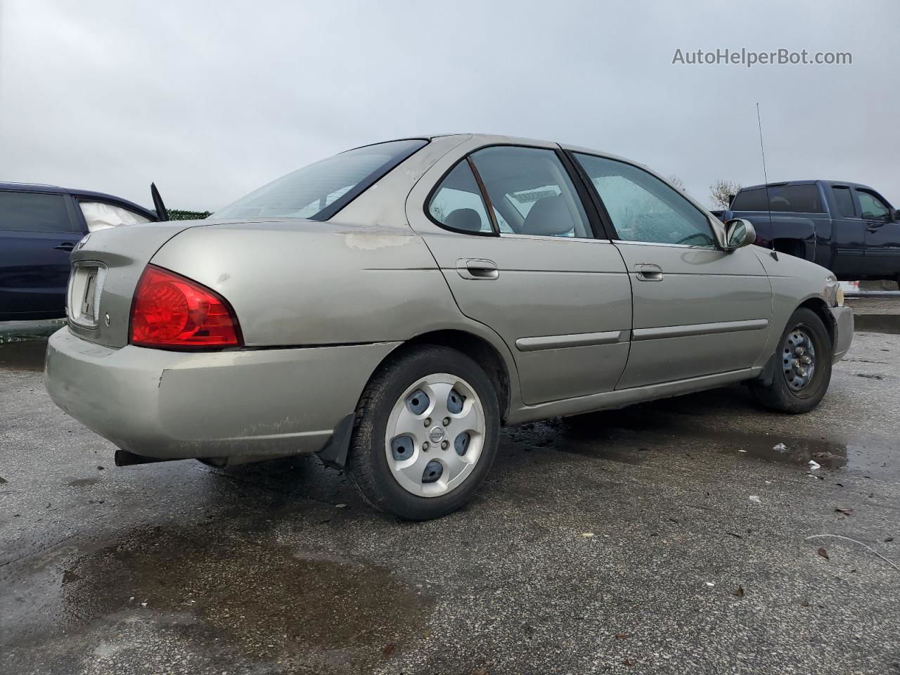 2005 Nissan Sentra 1.8 Золотой vin: 3N1CB51D25L460814