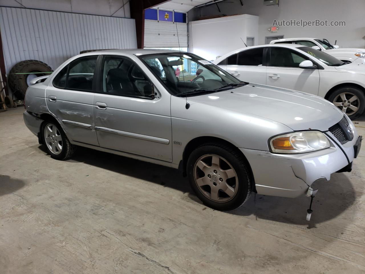 2005 Nissan Sentra 1.8 Silver vin: 3N1CB51D25L487236