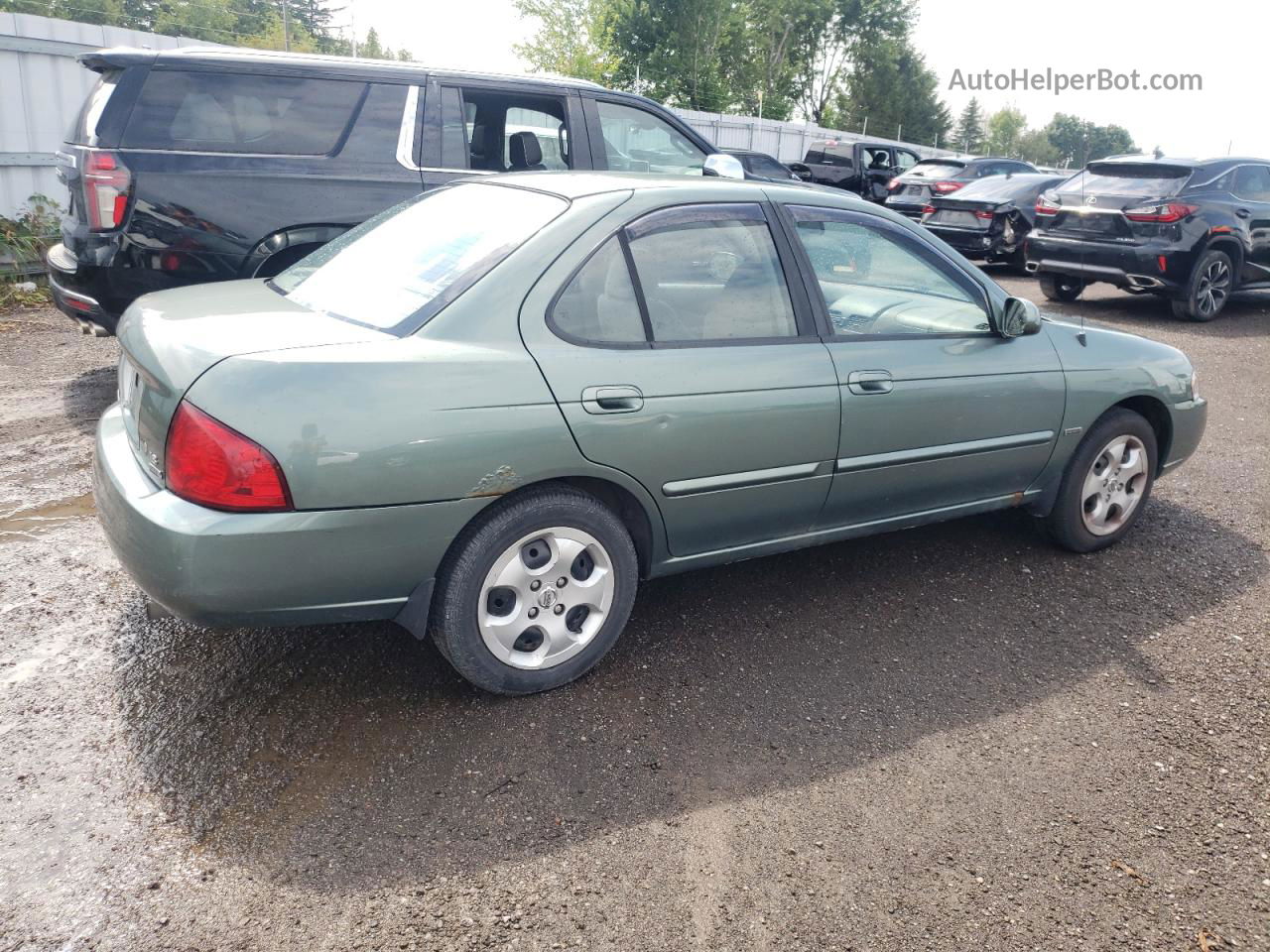 2005 Nissan Sentra 1.8 Зеленый vin: 3N1CB51D25L511244