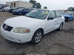 2005 Nissan Sentra 1.8 White vin: 3N1CB51D25L562243