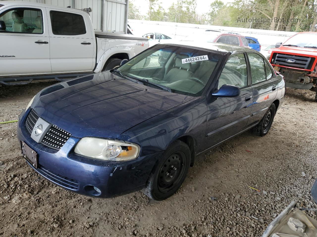 2005 Nissan Sentra 1.8 Синий vin: 3N1CB51D35L467741