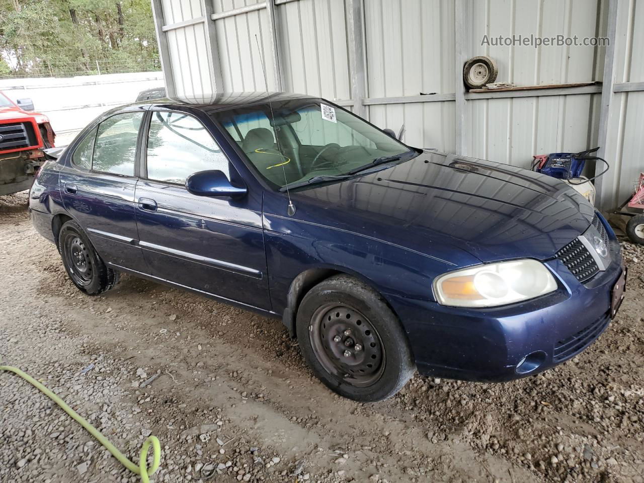 2005 Nissan Sentra 1.8 Синий vin: 3N1CB51D35L467741