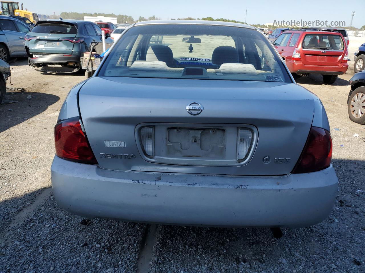 2005 Nissan Sentra 1.8 Silver vin: 3N1CB51D35L529347