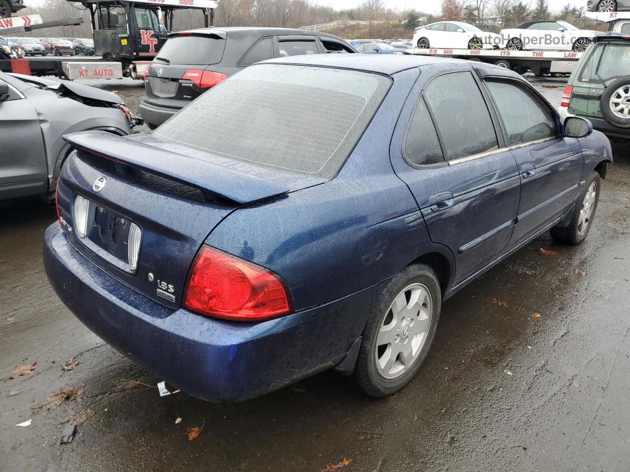 2005 Nissan Sentra 1.8 Blue vin: 3N1CB51D35L554216