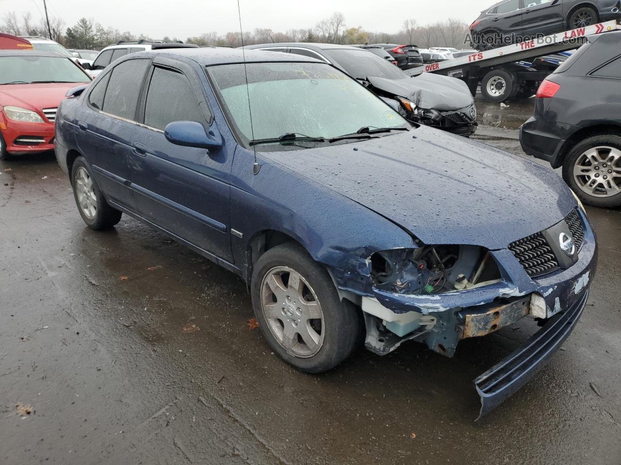 2005 Nissan Sentra 1.8 Blue vin: 3N1CB51D35L554216