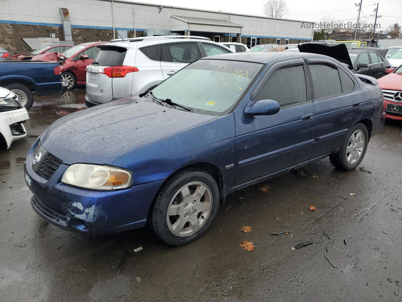 2005 Nissan Sentra 1.8 Blue vin: 3N1CB51D35L554216