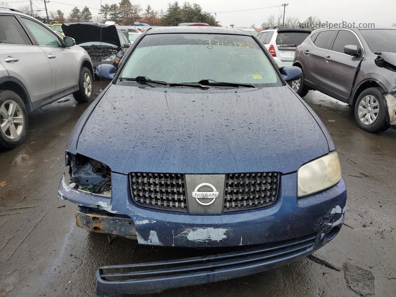 2005 Nissan Sentra 1.8 Blue vin: 3N1CB51D35L554216