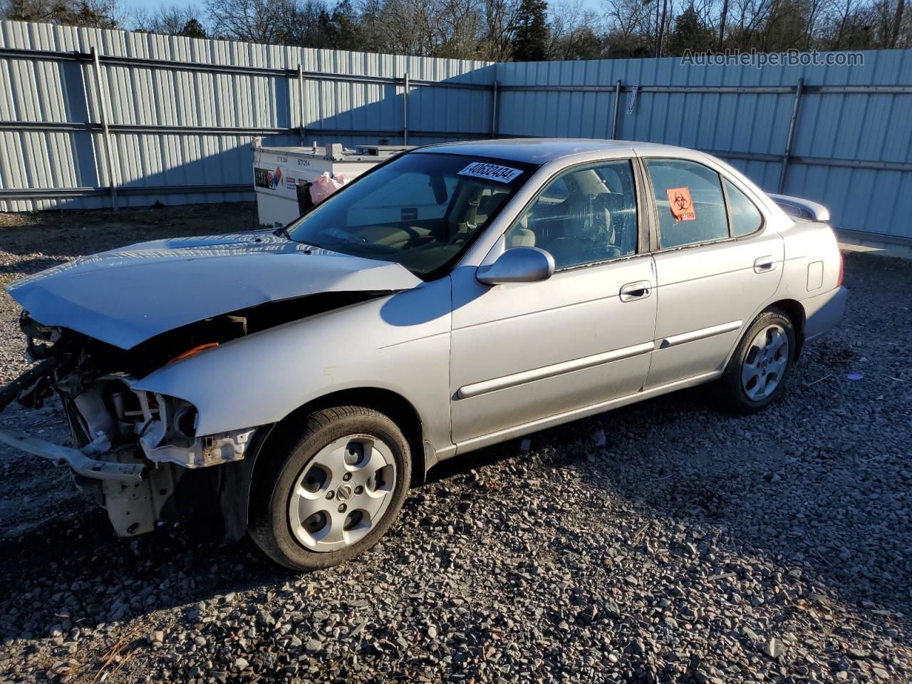 2005 Nissan Sentra 1.8 Серебряный vin: 3N1CB51D35L581786