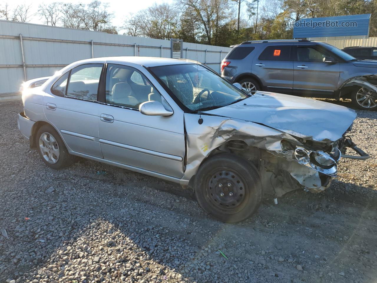 2005 Nissan Sentra 1.8 Silver vin: 3N1CB51D35L581786