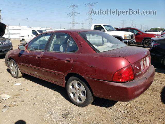 2005 Nissan Sentra 1.8 Red vin: 3N1CB51D45L462483