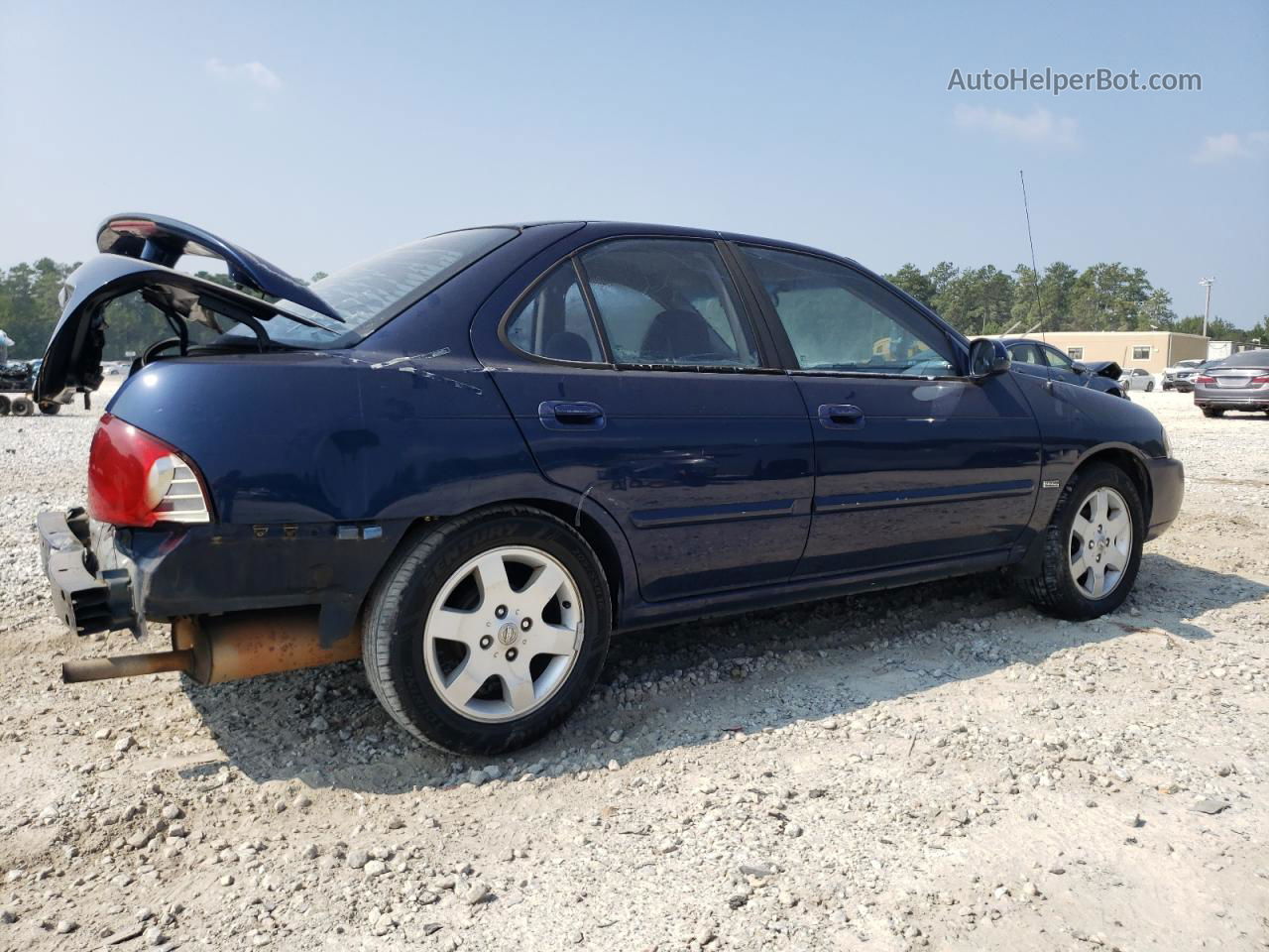 2005 Nissan Sentra 1.8 Blue vin: 3N1CB51D45L500312