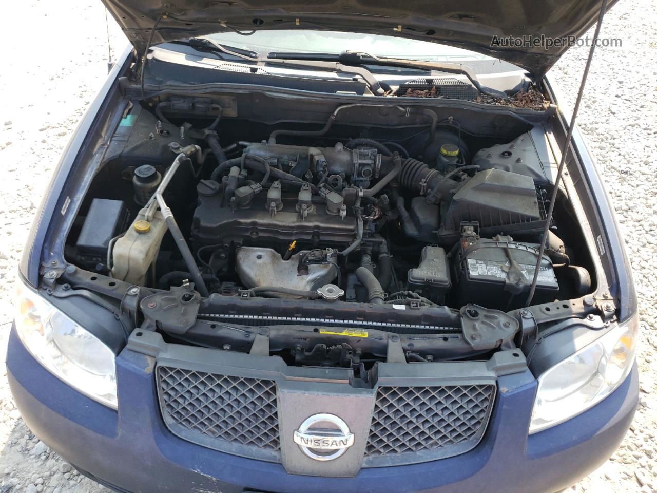 2005 Nissan Sentra 1.8 Blue vin: 3N1CB51D45L500312