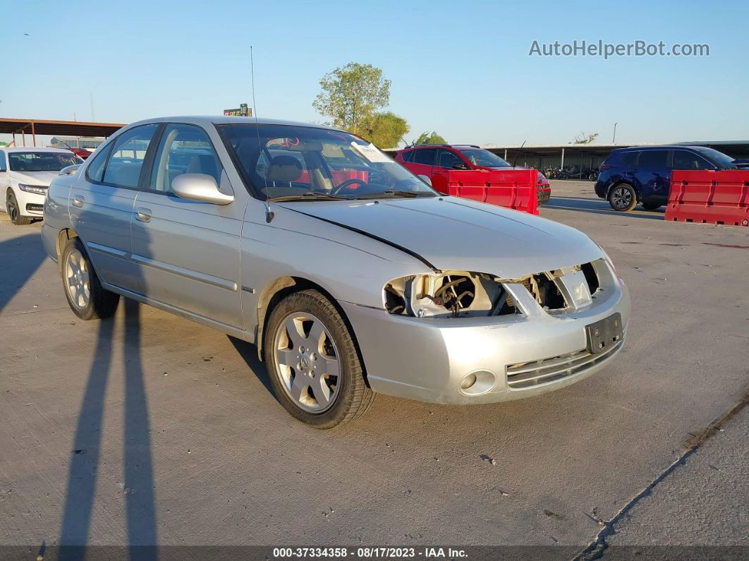 2005 Nissan Sentra 1.8 S Silver vin: 3N1CB51D45L512167