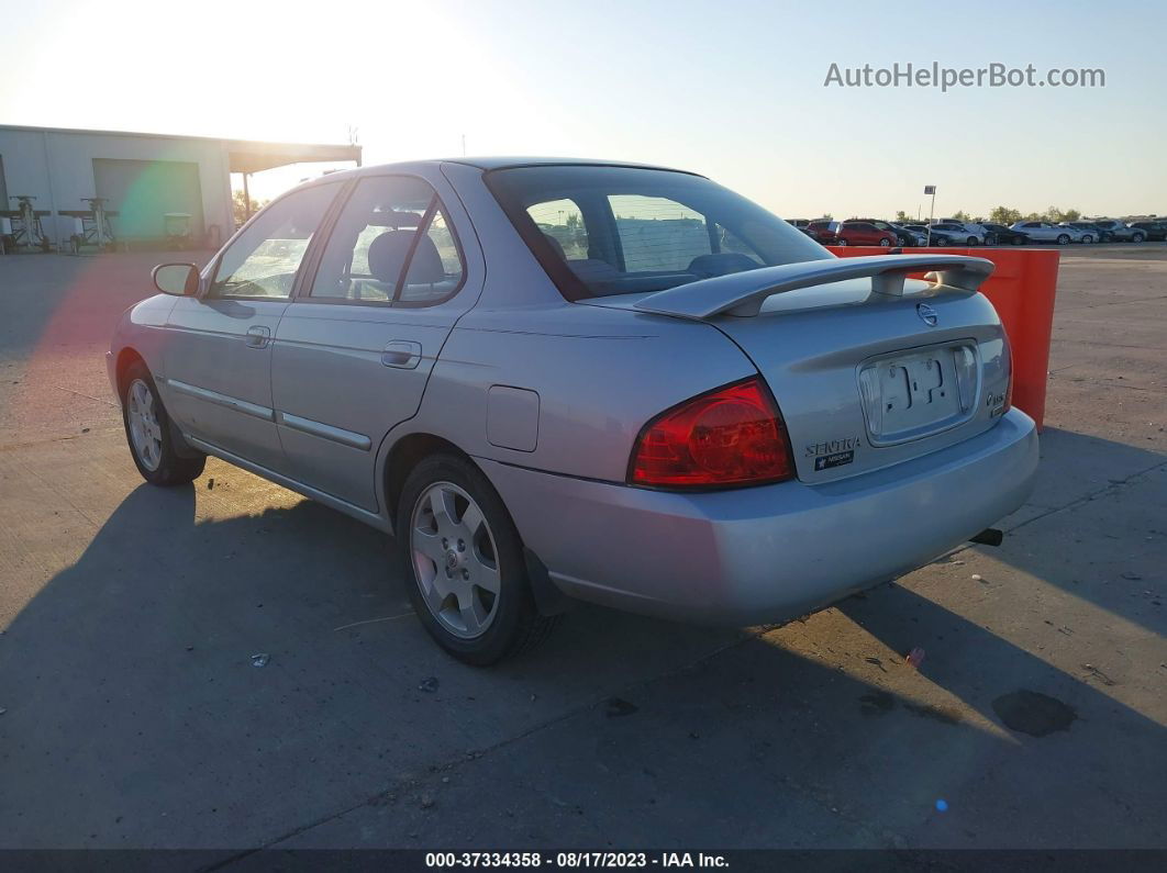 2005 Nissan Sentra 1.8 S Silver vin: 3N1CB51D45L512167