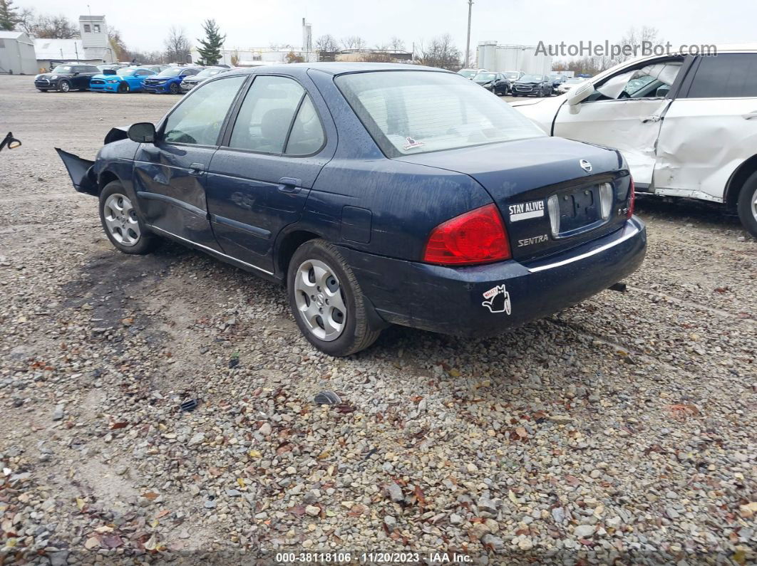 2005 Nissan Sentra 1.8 Blue vin: 3N1CB51D45L513237