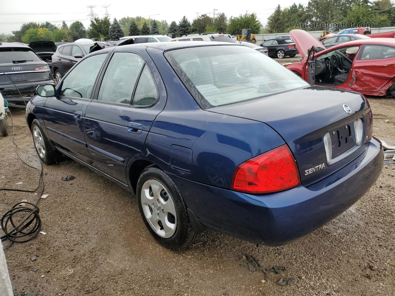 2005 Nissan Sentra 1.8 Blue vin: 3N1CB51D45L572904