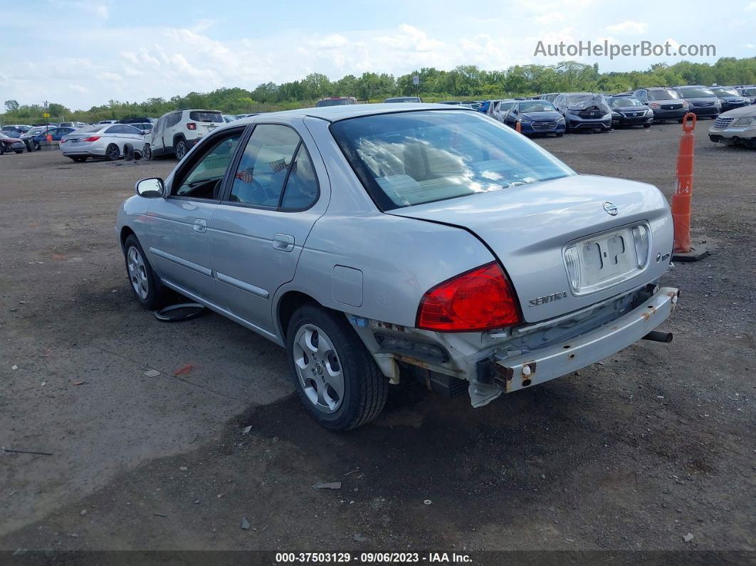 2005 Nissan Sentra 1.8 S Silver vin: 3N1CB51D45L592909