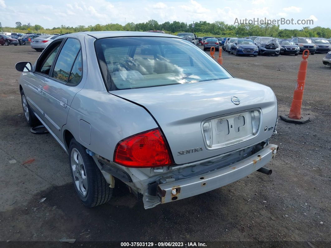 2005 Nissan Sentra 1.8 S Silver vin: 3N1CB51D45L592909