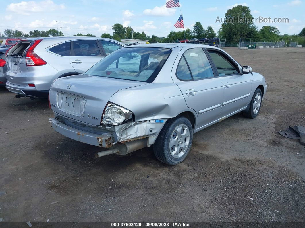 2005 Nissan Sentra 1.8 S Silver vin: 3N1CB51D45L592909