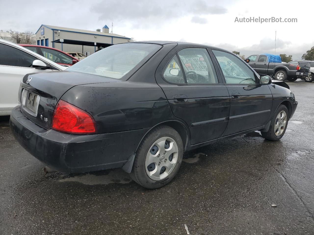 2005 Nissan Sentra 1.8 Черный vin: 3N1CB51D55L519029