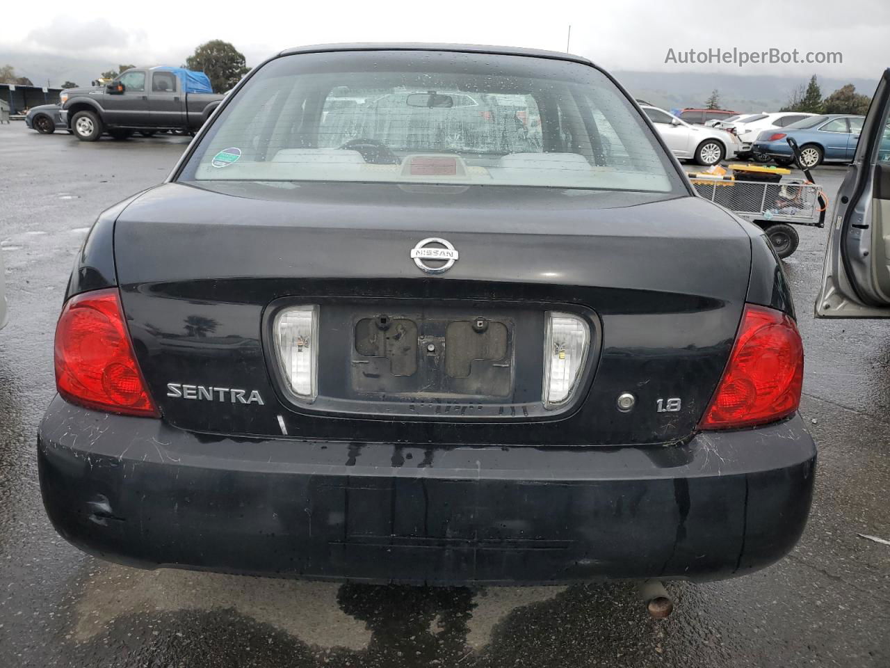 2005 Nissan Sentra 1.8 Черный vin: 3N1CB51D55L519029