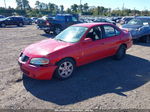 2005 Nissan Sentra 1.8 S Red vin: 3N1CB51D55L526918