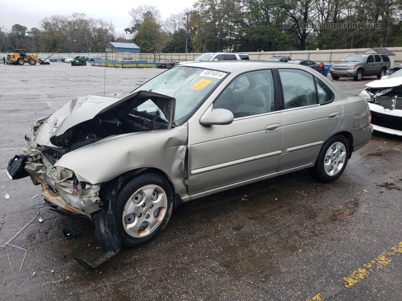 2005 Nissan Sentra 1.8 Бежевый vin: 3N1CB51D55L572183