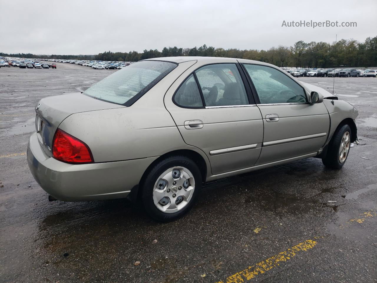 2005 Nissan Sentra 1.8 Бежевый vin: 3N1CB51D55L572183