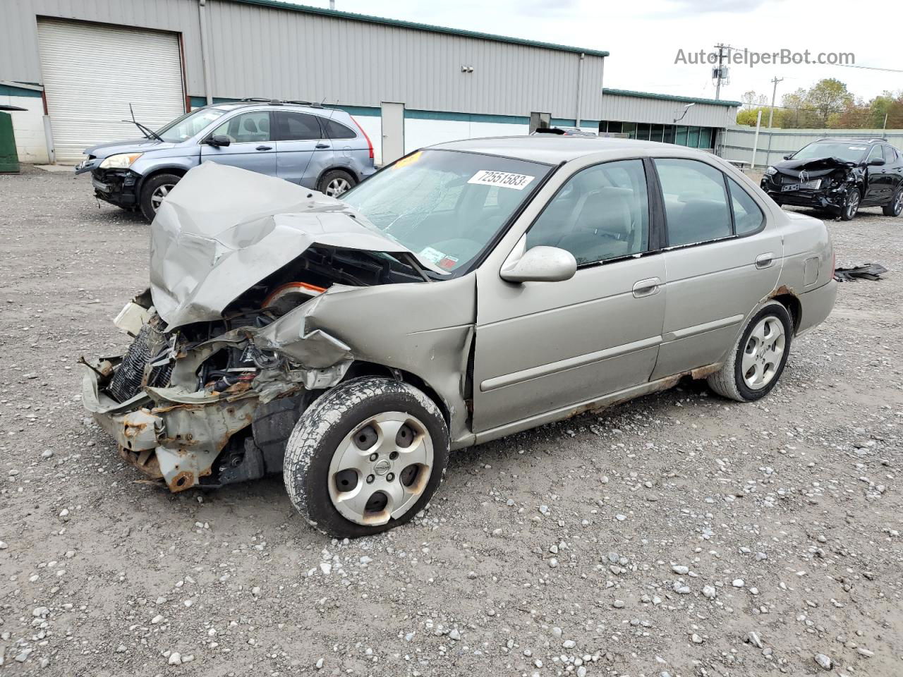 2005 Nissan Sentra 1.8 Beige vin: 3N1CB51D55L593776