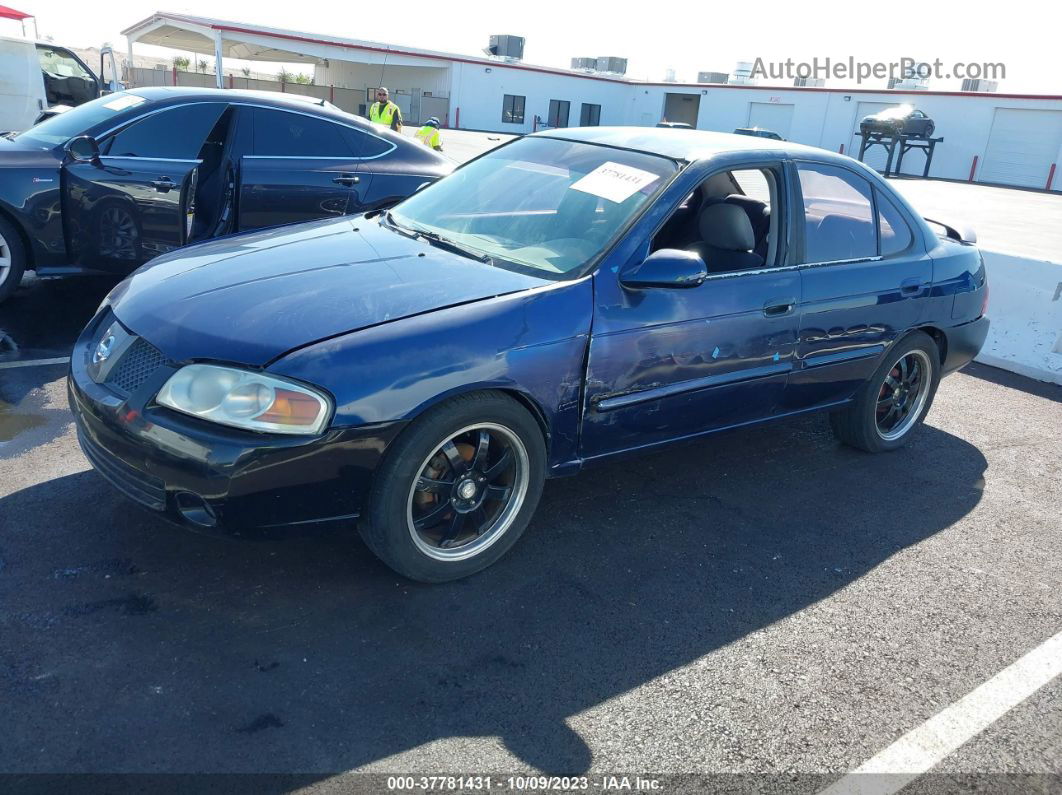 2005 Nissan Sentra 1.8 S Blue vin: 3N1CB51D65L466258