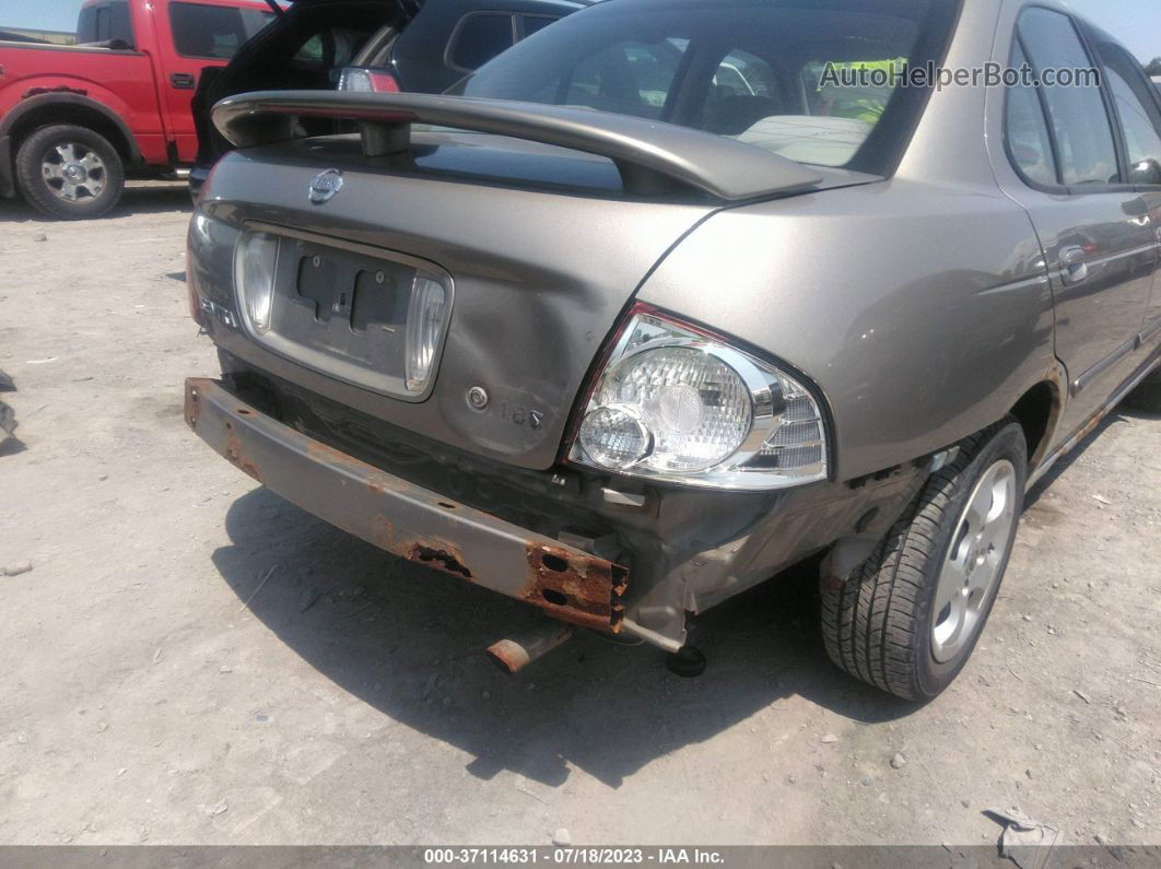 2005 Nissan Sentra 1.8 S Gray vin: 3N1CB51D65L523414