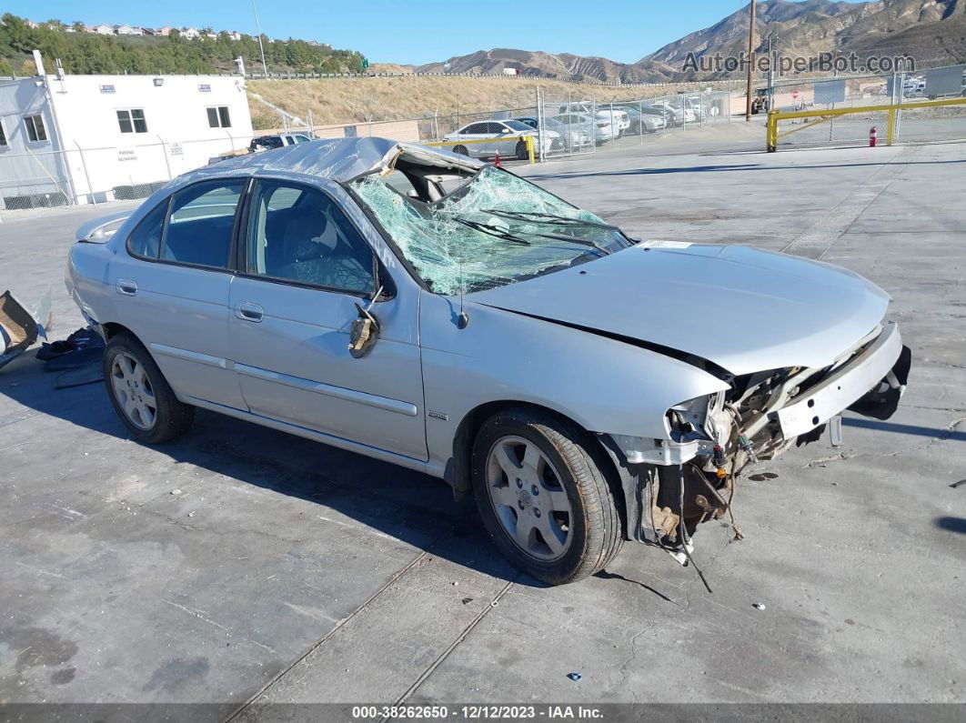 2005 Nissan Sentra 1.8s Silver vin: 3N1CB51D65L572449