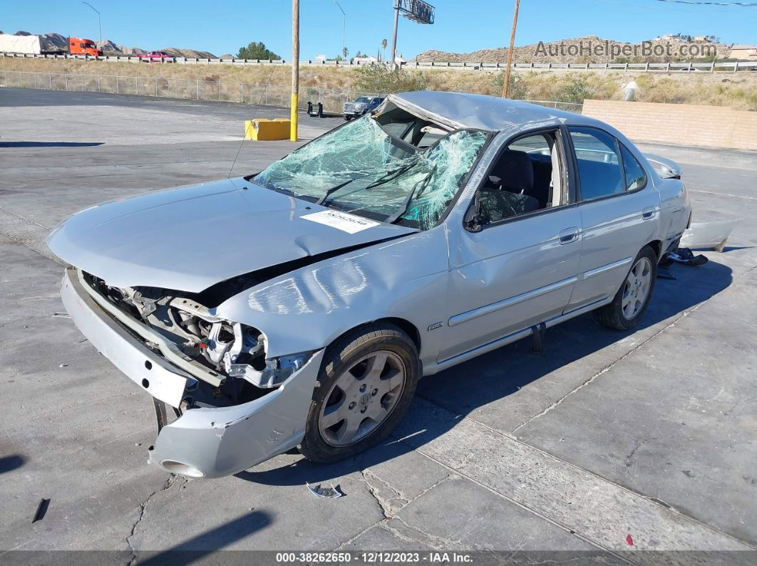 2005 Nissan Sentra 1.8s Silver vin: 3N1CB51D65L572449