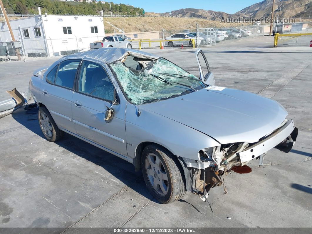 2005 Nissan Sentra 1.8s Silver vin: 3N1CB51D65L572449