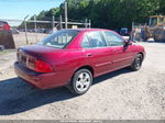 2005 Nissan Sentra 1.8s Red vin: 3N1CB51D75L515001