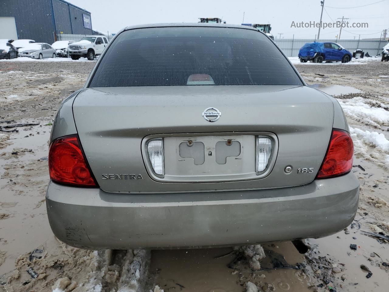 2005 Nissan Sentra 1.8 Серый vin: 3N1CB51D75L554154