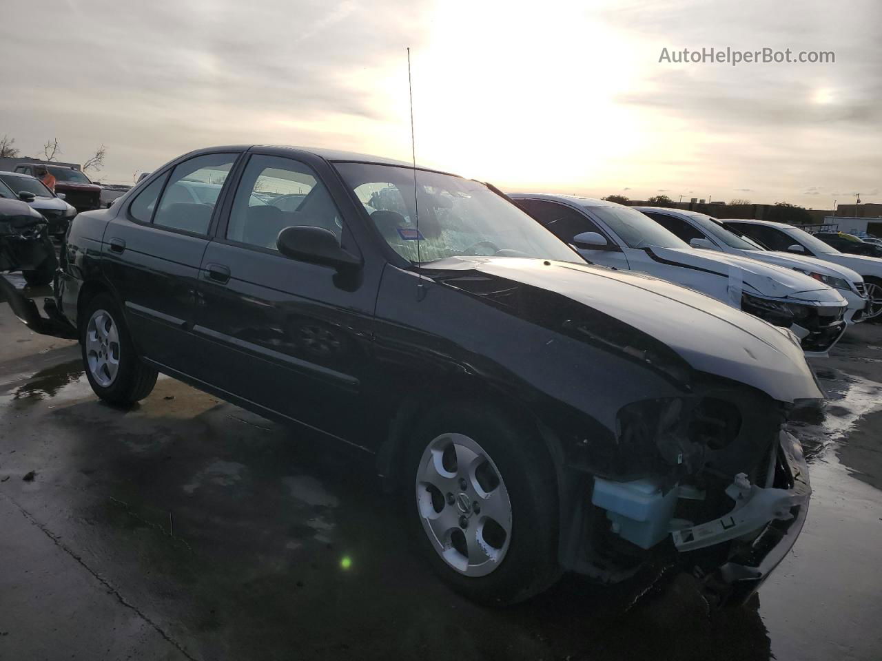 2005 Nissan Sentra 1.8 Black vin: 3N1CB51D75L570628