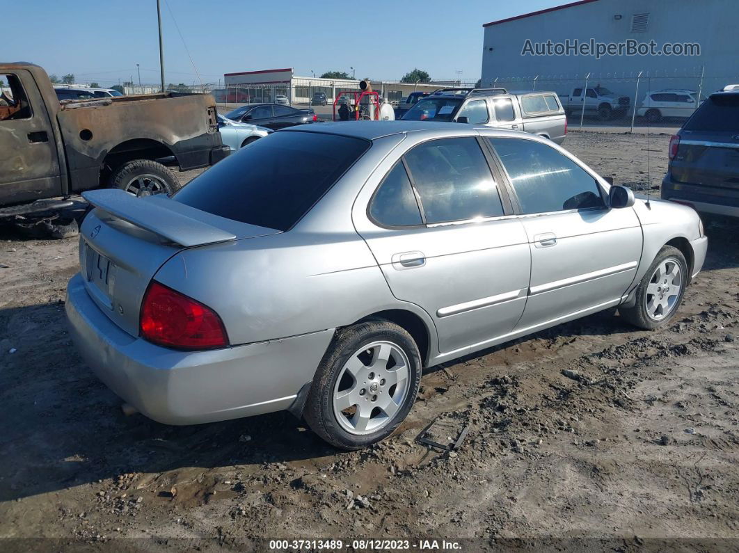 2005 Nissan Sentra 1.8 S Silver vin: 3N1CB51D75L588286