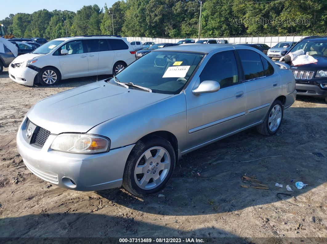 2005 Nissan Sentra 1.8 S Silver vin: 3N1CB51D75L588286