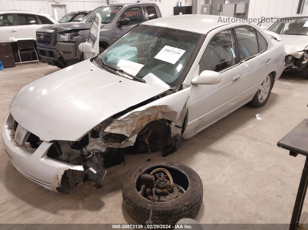 2005 Nissan Sentra 1.8s Silver vin: 3N1CB51D75L591396