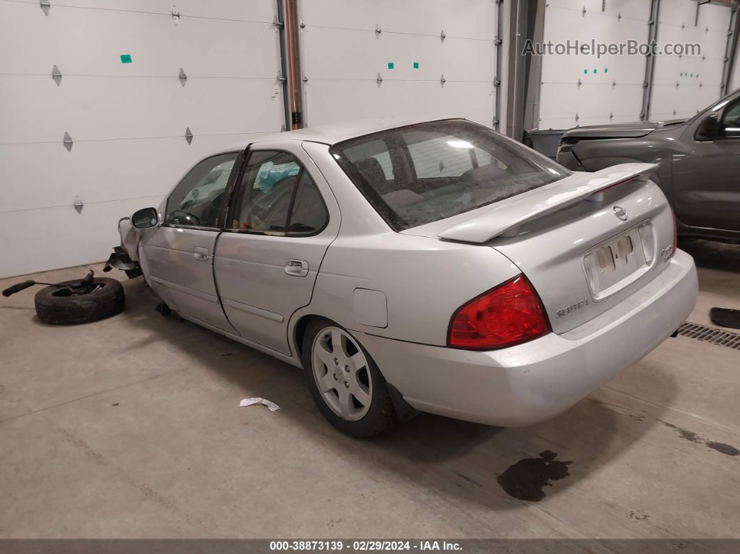 2005 Nissan Sentra 1.8s Silver vin: 3N1CB51D75L591396