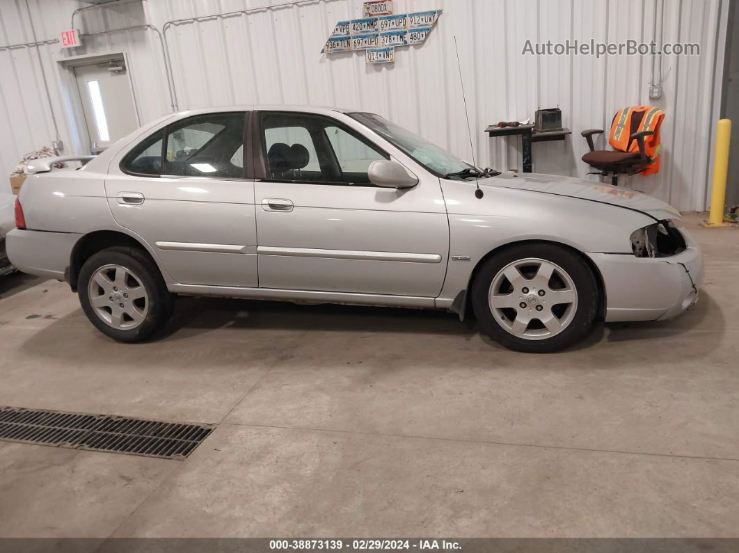 2005 Nissan Sentra 1.8s Silver vin: 3N1CB51D75L591396