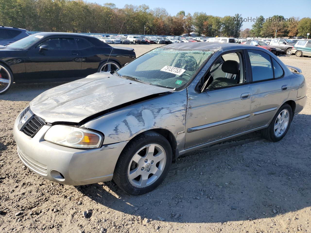 2005 Nissan Sentra 1.8 Бежевый vin: 3N1CB51D85L479917