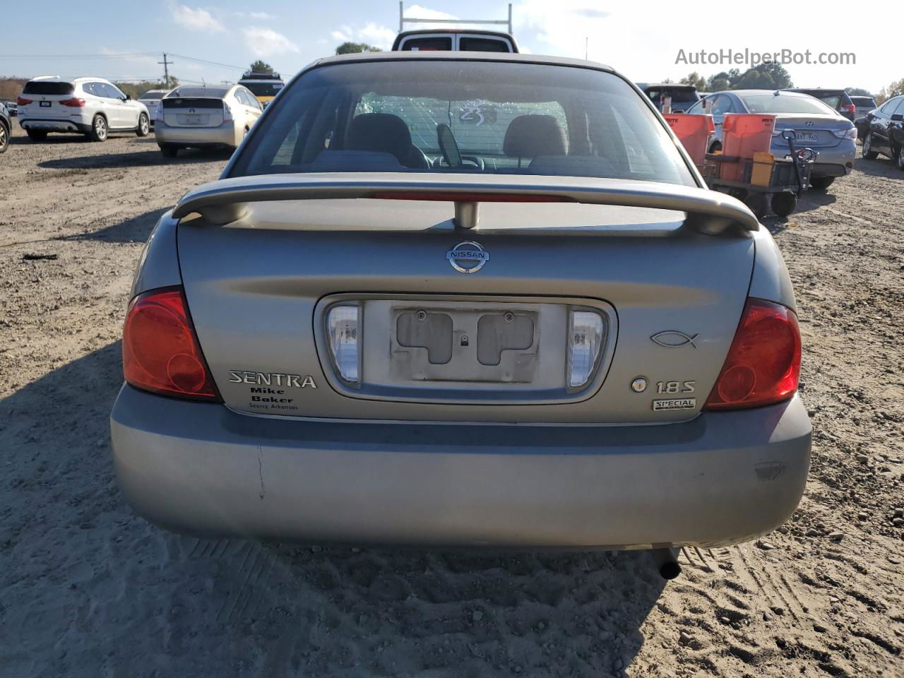 2005 Nissan Sentra 1.8 Бежевый vin: 3N1CB51D85L479917