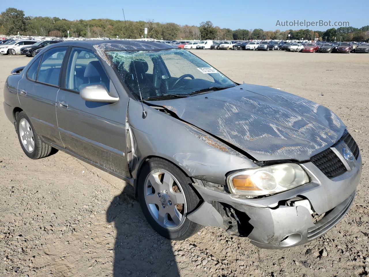 2005 Nissan Sentra 1.8 Beige vin: 3N1CB51D85L479917